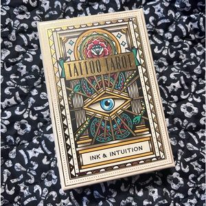 Tattoo Tarot cards. Only used once, but a beautifully designed deck.